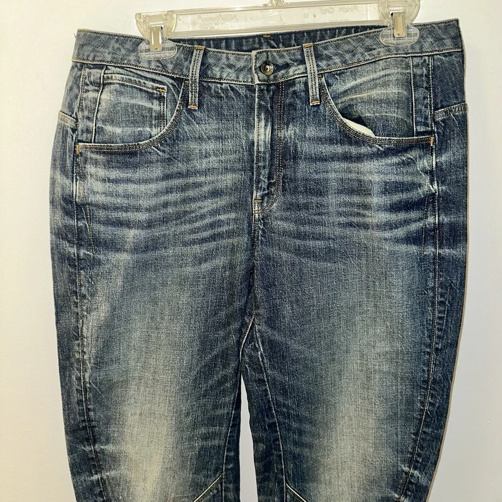 G‎ Star Raw Jeans Rider Stretch Denim size 27 Medium aged 3301